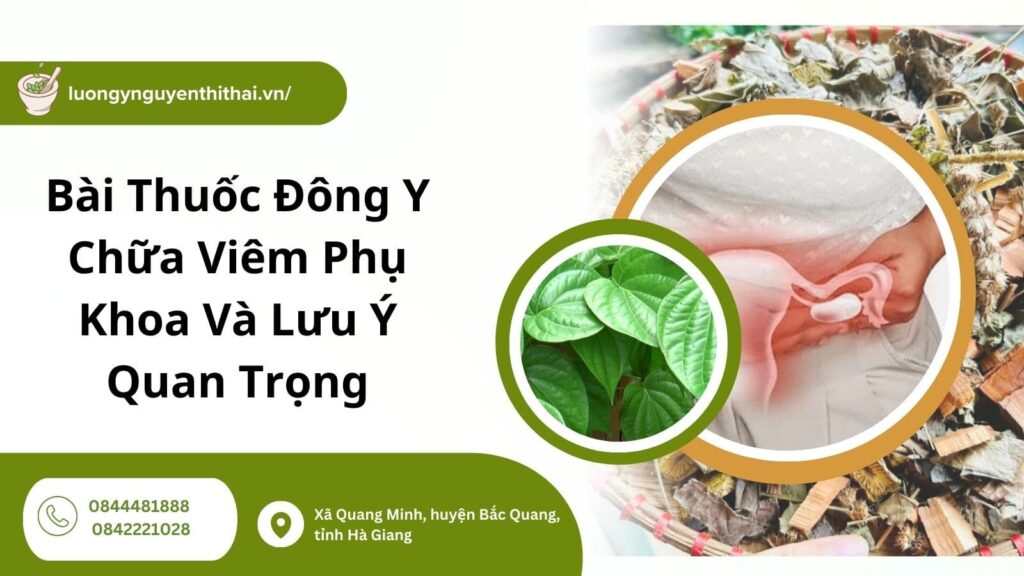 Bài thuốc đông y chữa viêm phụ khoa
