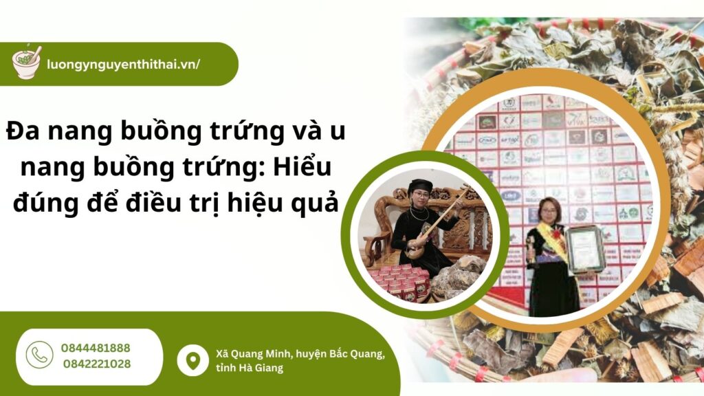 Phân biệt đa nang buồng trứng và u nang buồng trứng