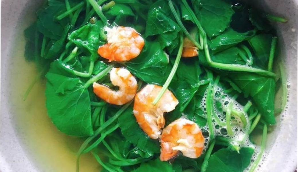 Canh rau má giúp điều trị chứng giãn tĩnh mạch 