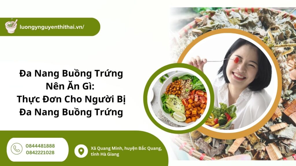 đa nang buồng trứng nên ăn gì​