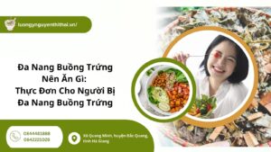 đa nang buồng trứng nên ăn gì​