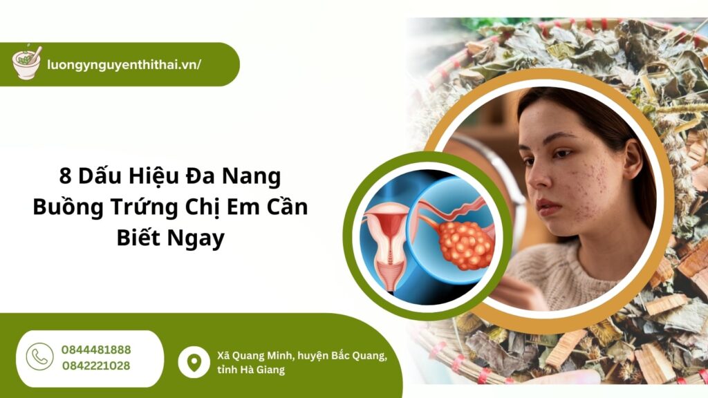 dấu hiệu đa nang buồng trứng​