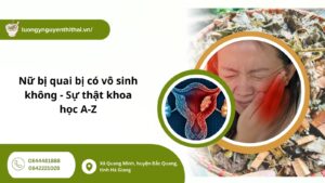 nữ bị quai bị có vô sinh không​