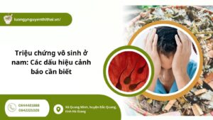 triệu chứng vô sinh ở nam