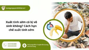 Xuất tinh sớm có bị vô sinh không