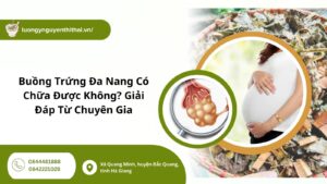 buồng trứng đa nang làm sao để có con​