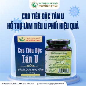 Cao Tiêu Độc Tán U – giải pháp hỗ trợ từ dược liệu tự nhiên, an toàn cho người bệnh phổi.
