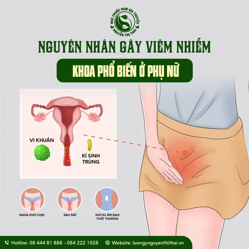 Vi khuẩn và ký sinh trùng là nguyên nhân hàng đầu gây viêm nhiễm vùng kín.