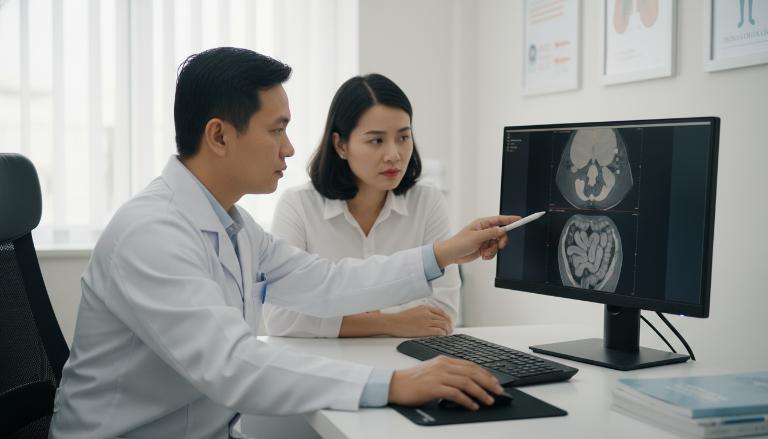 Xét nghiệm phân, xét nghiệm máu và chẩn đoán hình ảnh trong u đại tràng